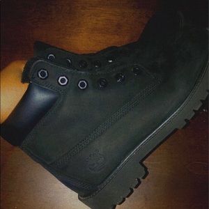 Black Timberlands Size 9